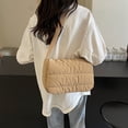 thumbnail image 4 of Bolso Satchel Puffer Hombro Mujer Color Sólido Nylon Para Viajes, 4 of 9
