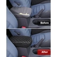 thumbnail image 7 of KBH Center Console Cover for 2005-2021 Nissan Frontier Accessories & Xterra 2005-2015, Leather Armrest Lid Protector, Black, 7 of 7