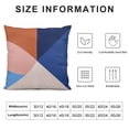 thumbnail image 5 of ARISTURING  Simple Color Block Geometry Pink Blue Red Retro 80s Design Throw Pillow, Multicolor, 5 of 5