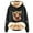 Black, variant on Casual Pullover Hoodie With Adorable Cow Print Lined Soft Warm Sweatshirt For Fashion Comfort