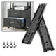 thumbnail image 1 of SHUHANG 1 par de guías para cajones de extensión completa 8 10 12 14 16 18 20 22 24 pulgadas Capacidad de carga de 100 lb Montaje lateral Rieles con rodamientos de bolas Gabinete Cómoda Deslizadores A, 1 of 5
