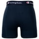 thumbnail image 3 of Champion Calzoncillos bóxer para hombre, pack de 4 - algodón, logo en cintura, color liso Azul/Negro S (Small), 3 of 5