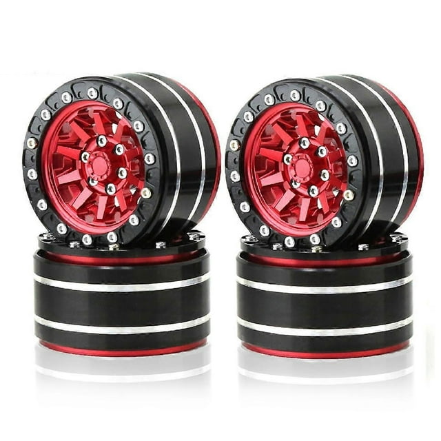 Metal 1.9Inch Beadlock Wheel Rim Outer Diameter 55mm for RC 1/10 12mm Hex Crawler Car Axial SCX10 90047 CC01 TRX4