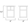 thumbnail image 2 of Maxim Lighting - LED Outdoor Wall Sconce - Outdoor Wall Mount - Coldwater-9W 1, 2 of 5