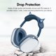 thumbnail image 3 of Funda Protectora 3 en 1 Silicona Transparente Elf Ear para Airpods Max () Azul, 3 of 9