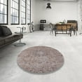 thumbnail image 4 of Ahgly Company Machine Washable Indoor Rectangle Industrial Modern Rose Dust Purple Area Rugs, 5' x 7', 4 of 7
