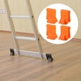 thumbnail image 2 of 4-Pack Ladder Feet Covers Attic Ladder Leg Durable Silicone Furniture Foot Yellow, 2 of 9
