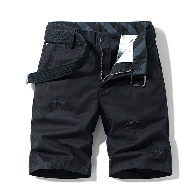 Styesk Shorts pour Hommes Shorts pour Hommes à Panneau Directionnel Shorts de Travail Taille Mi-Haute Multi-Poches Pantalon Cinq Pièces Shorts Décontractés Pantalons