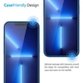 thumbnail image 2 of Inskin 2-in-1 [Screen and Rear Camera Lens] Tempered Glass Protector, fits Apple iPhone 13. 2+2 Pack with Application Frame., 2 of 7