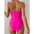 thumbnail image 3 of One Piece Swimsuit for Women Ring Linked Monokini Sexy Bathing Suit Cutout Swim Suit, 3 of 4