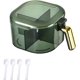 thumbnail image 1 of Caja de condimentos para cocina doméstica, recipientes para especias, juego combinado de condimentos con cuchara, tarro de sal, tarro de especias (verde), 1 of 5