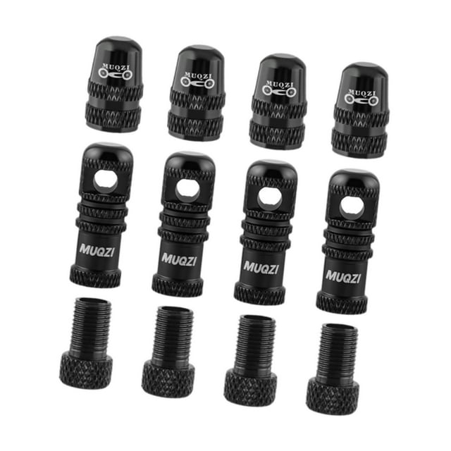 12 piezas Válvula de válvula de válvula de válvula de válvula de reemplazo Componentes de bicicleta de bicicleta Presta Tapas de neumáticos para