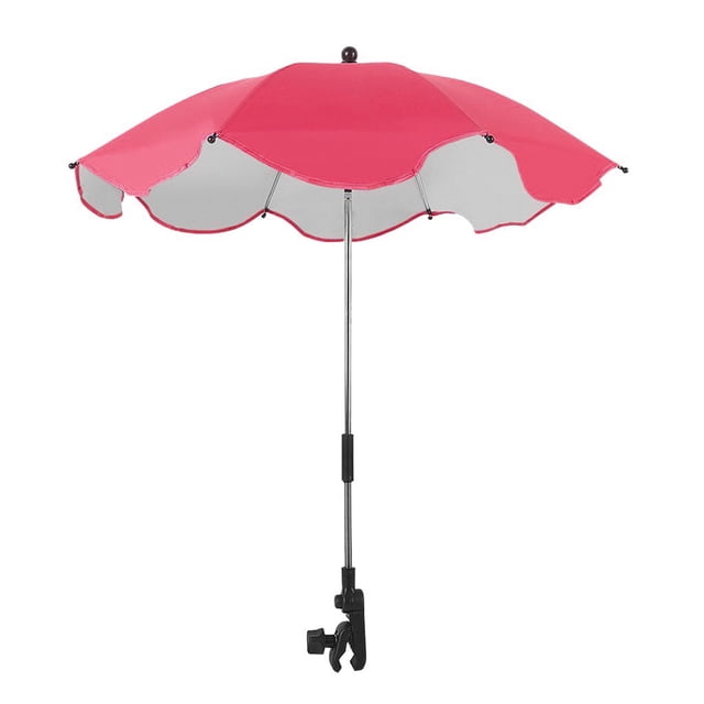 Removable Umbrella Holder & Umbrella for Stroller for Wheelchair(Mount + Umbrella)