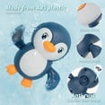 thumbnail image 4 of Baby bath water toy - Bath Toys Wind up Backstroke Swimming Penguins for Kids (Blue), 4 of 4