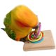 thumbnail image 4 of Juguetes para pájaros, juguetes de mesa para trucos de pájaros, entrenamiento de baloncesto, apilamiento de anillos de color, juguetes para masticar loros, juguetes para forar, juegos educativos,, 4 of 7