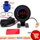 thumbnail image 1 of Round Lcd Digital Car Truck Water Temp Gauge Temperature Sensor Temperatura Moto + Voltmeter Volt Voltage Meter 2 In 1 12v 24v, 1 of 1
