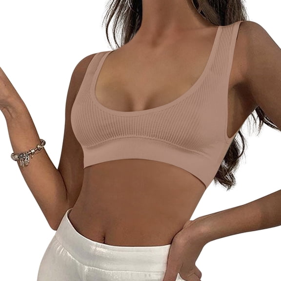 Mesh Lace Bras Women Wirefree Comfortable Push Thin Soft Back Smoothing Bra