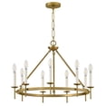 thumbnail image 3 of 47475LCB Hinkley Lighting Copley - 45W 9 LED Medium Ring Chandelier-20 Inch Tall and 27.75 Inch Wide-Lacquered Brass Finish, 3 of 8