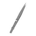 thumbnail image 3 of Tweezers, Alloy Steel Multifunctional Safe To Use High Hardness Fine Tip Design Adjustable Lock Tweezers  For Electronic Soldering Repair Pointed Tip, 3 of 8