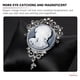 thumbnail image 2 of Lady Portrait Broche Pin Joya victoriana Pin vintage para cuello de bufanda de sombrero, 2 of 5