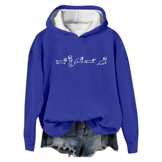 WEAIXIMIUNG Chandail en Molleton pour Femmes Grande Taille Mode Féminine Imprimé Lettre Chandail à Capuchon Décontracté Coupe Ample Pull Chandail en Molleton