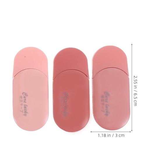 LOLIPPYY 6Pcs Portable Correction Tape Pink Smooth Corrector Compatible with Pens and Pencils