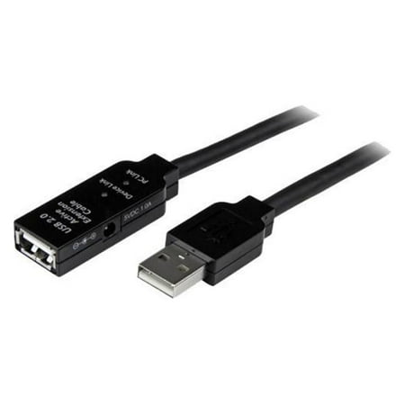 UPC: 0065030856249 | StarTech USB2AAEXT5M 5m USB 2.0 Active Extension Cable Black 15ft