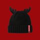 thumbnail image 1 of Sombrero cálido de Papá Noel para mujer, gorro de cubo hecho a mano con patrón de Navidad, gorros de punto INS y2k, decoración de ciervo, otoño e invierno, 2023, 1 of 4