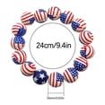 thumbnail image 4 of Xihbxyly Pulsera Del Día de La Independencia, Llamativo Diseño de Pentagrama, Resina Versátil, Ideal para Fiestas y Celebraciones, Ideal para Todas Las Edades, Gran Regalo., 4 of 7