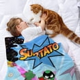 thumbnail image 2 of Supertato anti-pilling, suave, ligera, esponjosa y acogedora de lujo para hogar y cocina – Perfecta para niños y adultos,100X80cm, 2 of 6