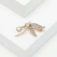 thumbnail image 4 of Eoperou Rhinestone Dragonfly Brooch Dazzling Alloy Lapel Pin Anti-exposure Coat Suit Clothing Accessories for Women, 4 of 8