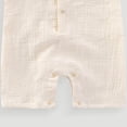 thumbnail image 4 of Akiihool Baby Boy Sports Clothes Unisex Baby Bodysuit, Organic Cotton Short Sleeve Clothes, Ultra Soft Newborn Essentials for Boys & Girls (Beige,12-18 Months), 4 of 4