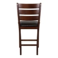 thumbnail image 4 of Pemberly Row 25.5" Wood Counter Height Dining Room Chair in Oak (Set of 2), 4 of 6