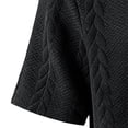 thumbnail image 4 of Men's Vintage Jacquard Knit Shirts Casual Short Sleeve Quarter Zip Collared Golf T-Shirts Summer Modern Fit Old Money Style Lightweight Breathable Beach Vacation Tops, 4 of 7