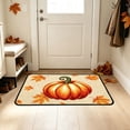 thumbnail image 5 of Zynviq Pumpkin Area Rugs 15.7" X 23.6" Thanksgiving Throw Rug Polyester Rectangular Orange Washable Small Rug for Living Room, 5 of 6