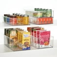 thumbnail image 4 of iDesign, Linus Collection Clear Recycled Plastic, Extra-Large Fridge and Freezer Organizer Bin, 4 of 5