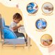 thumbnail image 4 of Asiento elevador Monniebaby portátil ajustable para niños pequeños, azul, 4 of 6