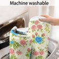 thumbnail image 5 of Pioneer Flower Floral Print Pattern Bathroom Rugs Mat, Non Slip Microfiber Bathroom Rug with Rubber Backing, Soft Mats for Bathroom Floor Tub Shower, 17"x30", 5 of 5