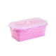 thumbnail image 1 of Fiambrera de silicona Cateissary rosa 800ml plegable para utensilios de cocina, 1 of 6