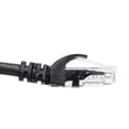 thumbnail image 2 of 3ft Black Cat6 Finger Boot Patch Cable, 2 of 3