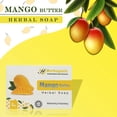 thumbnail image 2 of HERBOGANIC Mango Butter Herbal Soap Bar | Moisturizing and Nourishing Natural Bar Soap for Face and Body | 5 Oz (Pack of 1), 2 of 5