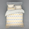 thumbnail image 2 of Ambesonne Ethnic Bedding Set 3 Pcs, Modern Bohem Flower, Twin, Apricot Grey and White, 2 of 3