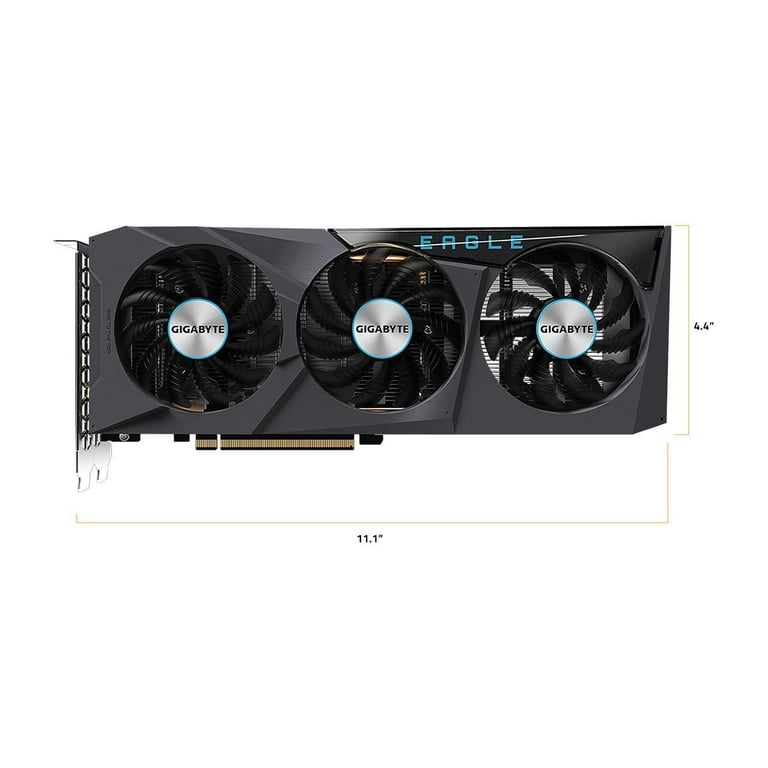 GIGABYTE Radeon RX 6600 EAGLE 8G Graphics Card, WINDFORCE 3X Cooling System, 8GB 128-bit GDDR6, GV-R66EAGLE-8GD Video Card