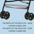 thumbnail image 4 of Stroller Accessories for Footrest Baby Foot Rest Infant Carriages Feet Extension Pram Footboard Universal Baby Pram, 4 of 8