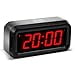 thumbnail image 3 of Timegyro Réveil Numérique à Piles avec Affichage LED pour Chambres, Longue Durée de Vie de la Pile pour 12 Mois, 3 Niveaux de Luminosité Réglables, 12/24 Heures, Répétition, Boîtier Noir avec Chiffres Rouges, 3 of 4