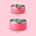 thumbnail image 4 of Cuenco para mascotas Owala Durable de acero inoxidable, 700 ml, para perros, color rosa, 4 of 5