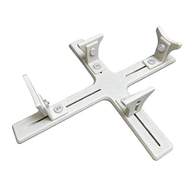 MERIGLARE Model Aircraft Painting Stand Base Holder Paint Rack for Painting Collectors White