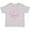 AC-Heather Grey, variant on I Love My Daddy in Pink Chalk Heart Boys or Girls Baby T-Shirt