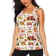 thumbnail image 1 of Fotbe Fall Farm Pumpkin Blusas Sin Mangas para Mujer – Estilo Casual, Corte Suelto, Slim-Fit, Cuello Redondo Deportivo, Tops de Verano para Gimnasio y Yoga-Large, 1 of 7