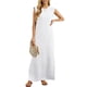 thumbnail image 1 of TaTaai Women's Solid Sleeveless Maxi Dress with Side Pockets Round Neck Ankle Length Flowy Casual Summer Beach Vacation Office Daily Wear Soft Non-See-Through Gift, 1 of 7